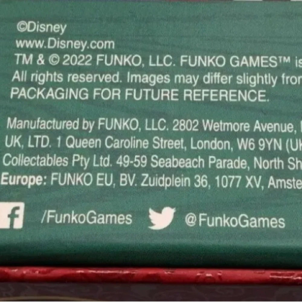 2022 Disney Mickey's Christmas Carol Holiday Game‎ By Funko 2-4 players Ages 4+